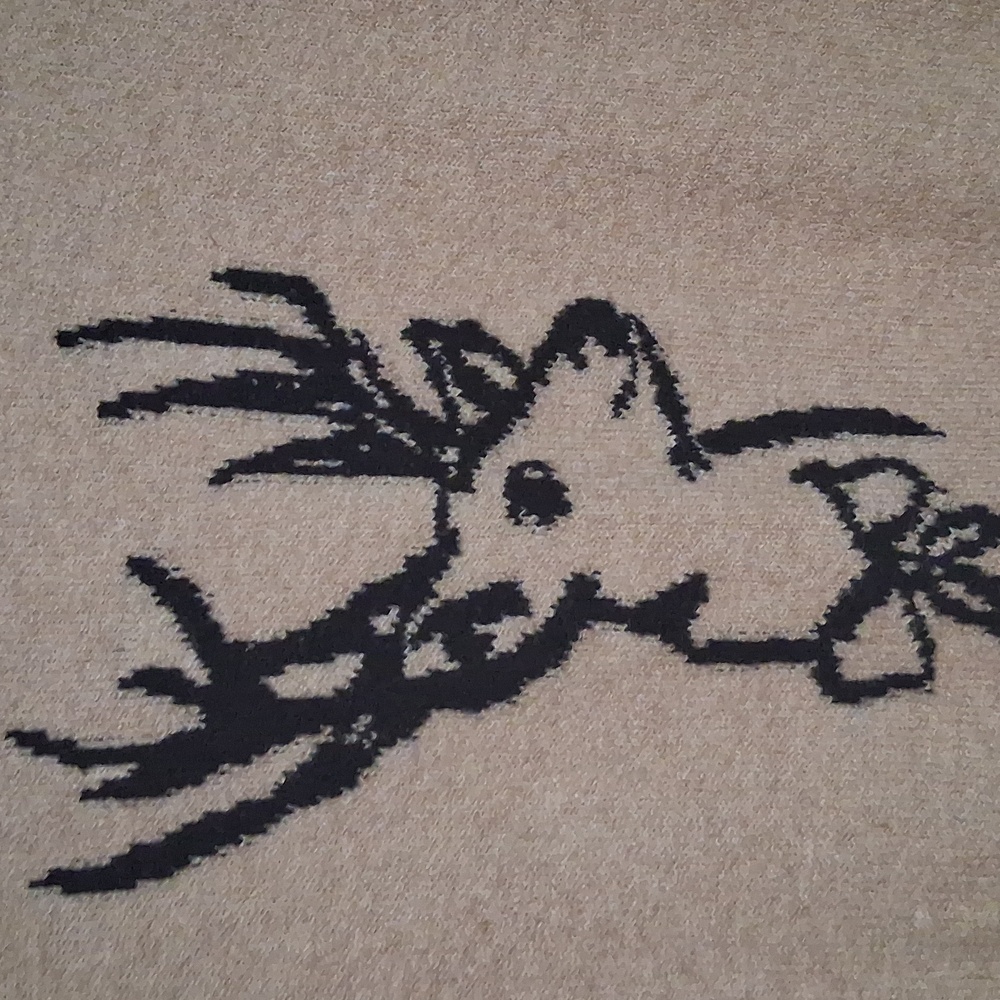 LOFT Beige Sweater with Stag Design - Picture 3 of 4